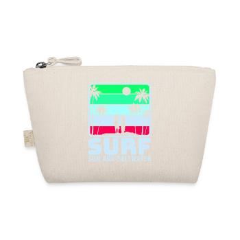 Surfing, kitesurfing, wakeboarding, beach surfers - Organic Pouch - nature - Front