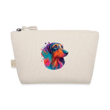 Dachshund Dackel Hund Hunde Hundeliebe Haustier - Bio-Täschchen - Natur - Vorne