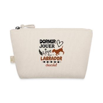 Labrador chocolat maître du jeu d'amour du dodo - Trousse biologique - nature - Devant