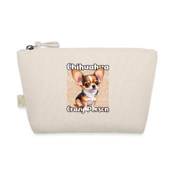 Chihuahua Crazy Person - Bio-Täschchen - Natur - Vorne