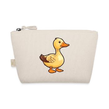 Little duck in comic style - Organic Pouch - nature - Front