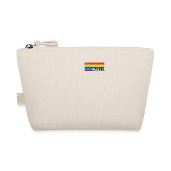 love wins - LGBT Rainbow - Equality - Organic Pouch - nature - Front