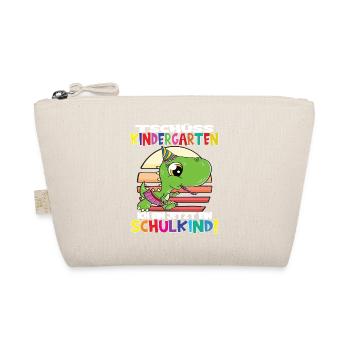 Tschüss Kindergarten Ich Bin Jetzt Ein Schulkind! - Bio-Täschchen - Natur - Vorne