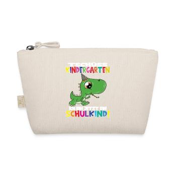 Tschüss Kindergarten Ich Bin Jetzt Ein Schulkind! - Bio-Täschchen - Natur - Vorne