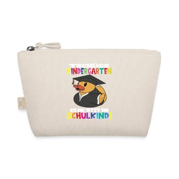 Tschüss Kindergarten Ich Bin Jetzt Ein Schulkind! - Bio-Täschchen - Natur - Vorne