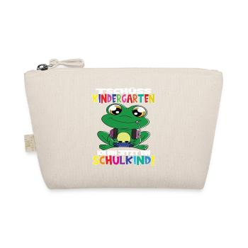 Tschüss Kindergarten Ich Bin Jetzt Ein Schulkind! - Bio-Täschchen - Natur - Vorne