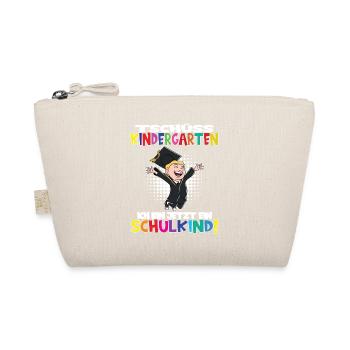 Tschüss Kindergarten Ich Bin Jetzt Ein Schulkind! - Bio-Täschchen - Natur - Vorne