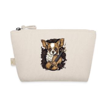 Chihuahua | Aloha Ukulélé Hawaï Guitare Chien - Trousse biologique - nature - Devant