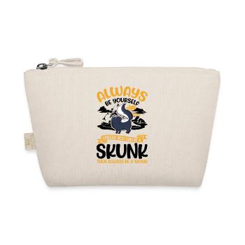 Always be yourself Skunk Stinkntier - Bio-Täschchen - Natur - Vorne