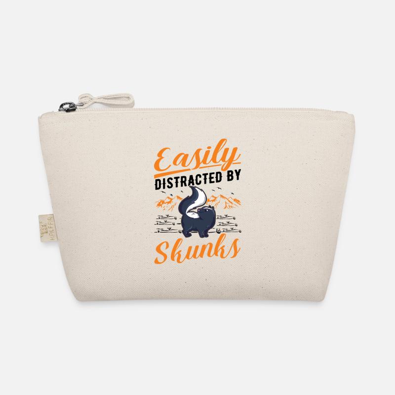 Easily distracted by Skunks Skunk Organic Pouch