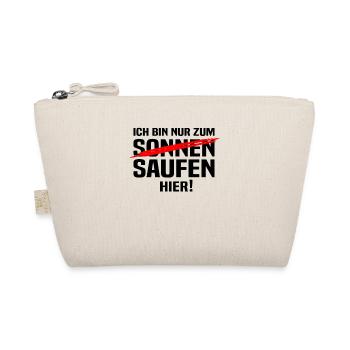 Mallorca Party - Ich Bin Nur Zum Saufen Hier - Bio-Täschchen - Natur - Vorne