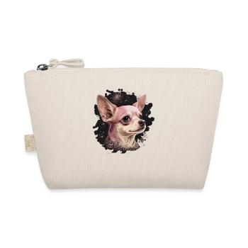 Chihuahua Puppy | Pretty Pink Dog Girly Mom Women - Organic Pouch - nature - Front