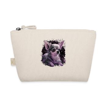Chihuahua Puppy | Pretty Pink Dog Girly Mom Women - Organic Pouch - nature - Front