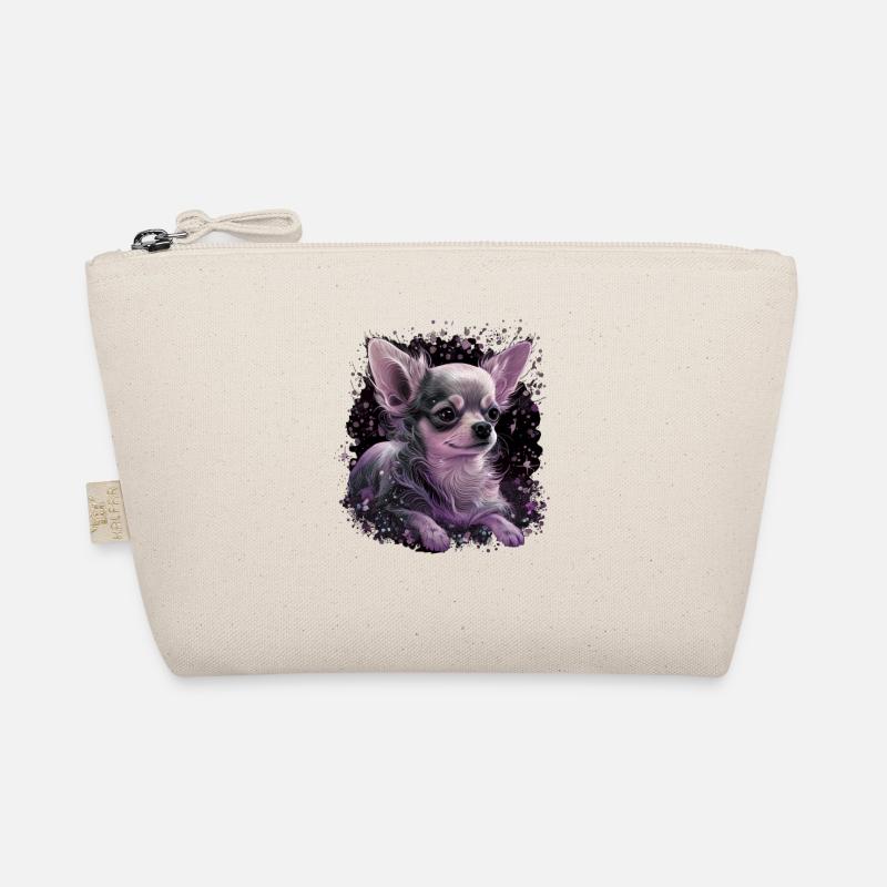 Chihuahua | Pretty Pink Rosa Mädchen Hunde Mama Bio-Täschchen
