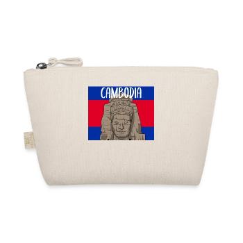 Cambodge Temple Khmer Vintage Flag I Cadeau - Trousse biologique - nature - Devant