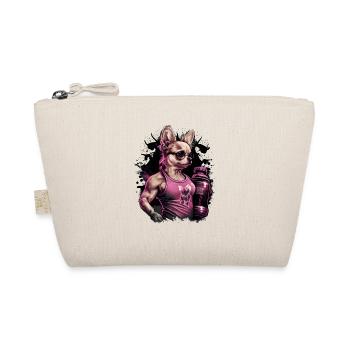 Chihuahua rose | Fille Fitness Salle de sport - Trousse biologique - nature - Devant