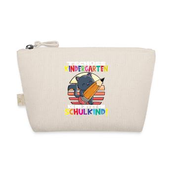 Tschüss Kindergarten Ich Bin Jetzt Ein Schulkind! - Bio-Täschchen - Natur - Vorne