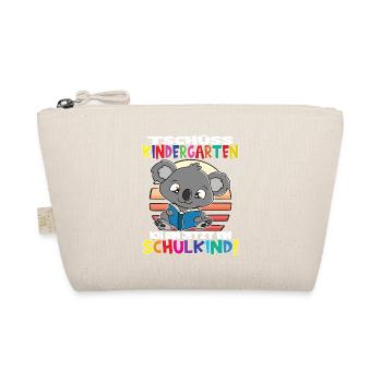 Tschüss Kindergarten Ich Bin Jetzt Ein Schulkind! - Bio-Täschchen - Natur - Vorne
