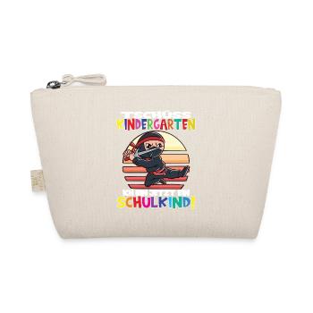 Tschüss Kindergarten Ich Bin Jetzt Ein Schulkind! - Bio-Täschchen - Natur - Vorne