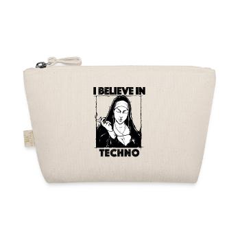 Techno Nun I Believe In Techno - Trousse biologique - nature - Devant