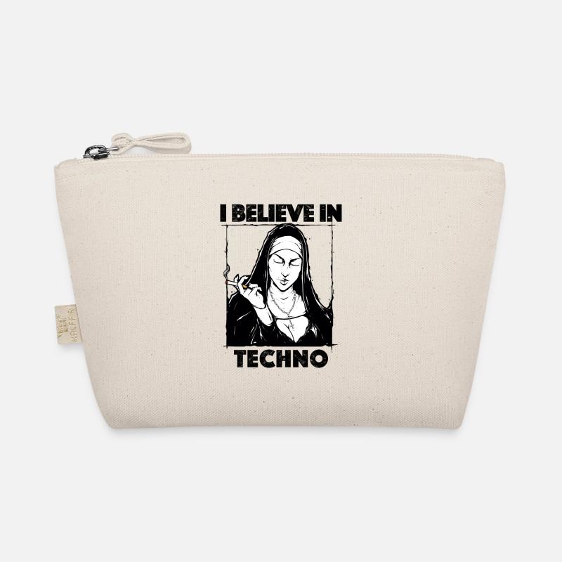 Techno Nun I Believe In Techno Bio-Täschchen