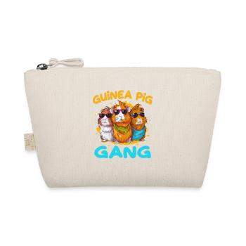 Guinea Pig Gang für eine Meerschweinchen - Bio-Täschchen - Natur - Vorne