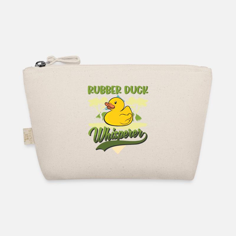 Gummienten Flüsterer Quietscheente Badeente Bio-Täschchen
