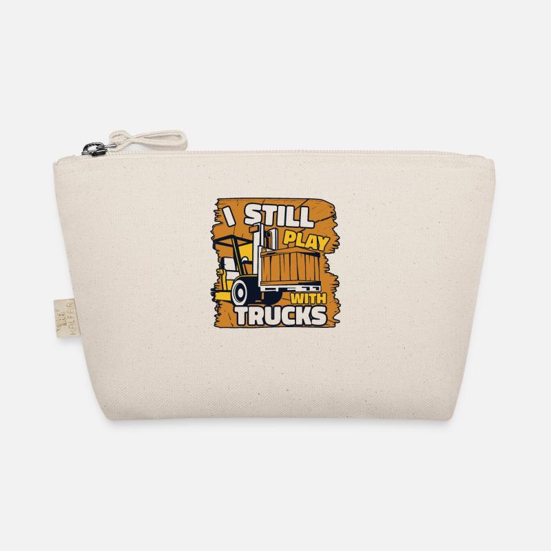 I Still Play With Trucks Forklift Driver Organic Pouch