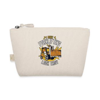 I Make Forklifting Look Easy Forklift Driver - Organic Pouch - nature - Front
