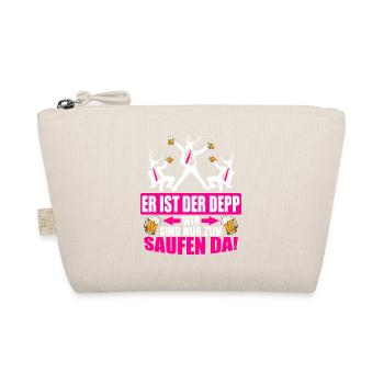 Junggesellenabschied Poltern Polterabend JGA - Bio-Täschchen - Natur - Vorne