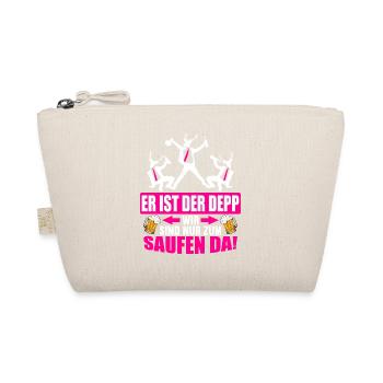 Junggesellenabschied Poltern Polterabend JGA - Bio-Täschchen - Natur - Vorne
