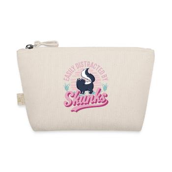 Stinktier Geschenk - Bio-Täschchen - Natur - Vorne