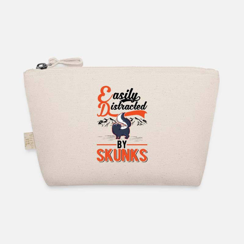 Easily distracted by Skunks Stinktier Bio-Täschchen