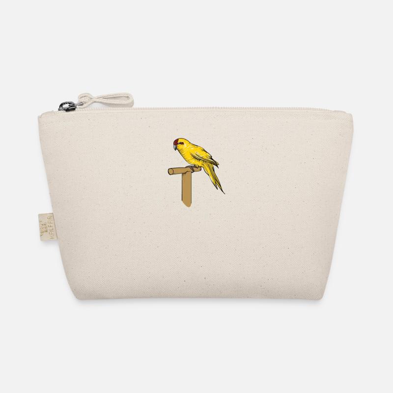 Goat Parakeet I Parakeet Motif for Bird Holder Organic Pouch