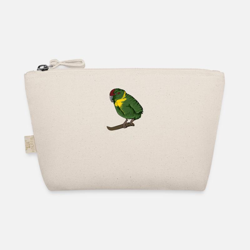 Goat Parakeet I Parakeet Motif for Bird Holder Organic Pouch