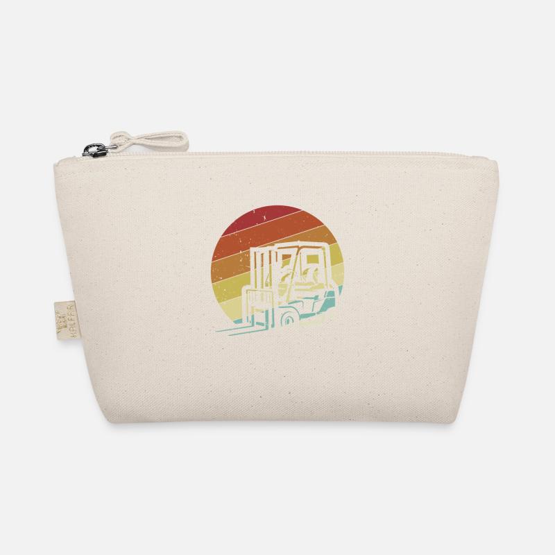 Retro Forklift Driver All-terrain forklift Organic Pouch