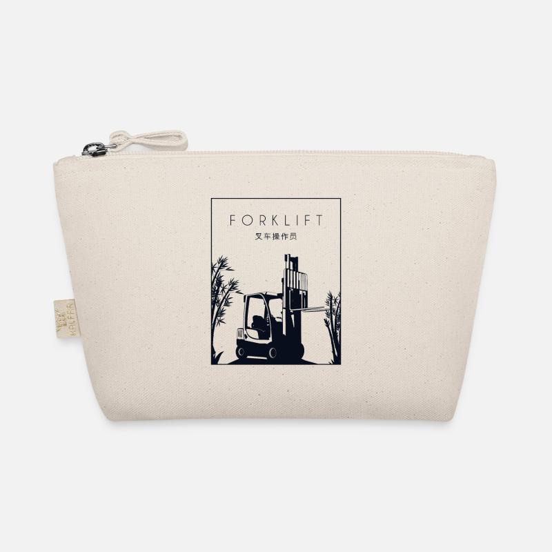Forklift Chinese Hanzi Teleskoplader Gabelstapler Bio-Täschchen