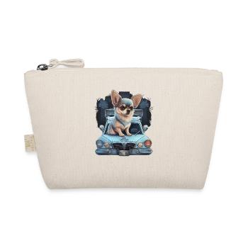 Chihuahua | Police Officer Hat Funny Dog Detective - Organic Pouch - nature - Front
