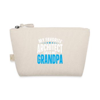 Architect's Gift, Architecture Lover - Organic Pouch - nature - Front