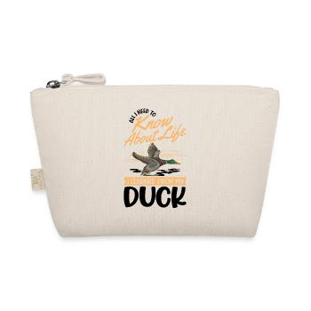 Duck gift duck breeder - Organic Pouch - nature - Front