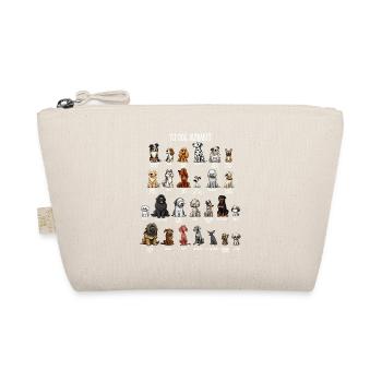 Dog alphabet - Organic Pouch - nature - Front