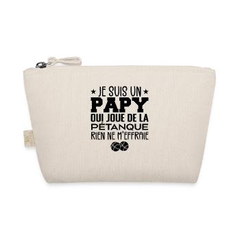 Papy Pétanque Cadeau Pétanque Citations - Trousse biologique - nature - Devant