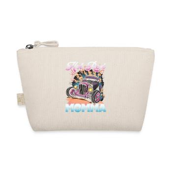 Hot Rod Momma, Retro Muscle Car Womens Hot Rod - Bio-Täschchen - Natur - Vorne