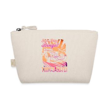 Hot Rod Grandma Bingo Quote, Retro Womens Hot Rod - Bio-Täschchen - Natur - Vorne