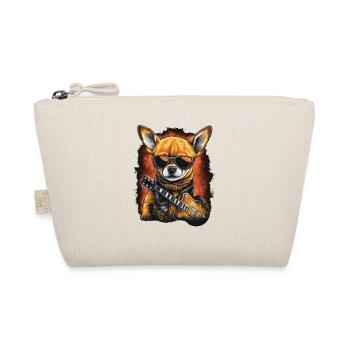 Chihuahua | Aloha Ukulele Hawaii Gitarre Lustiger - Bio-Täschchen - Natur - Vorne