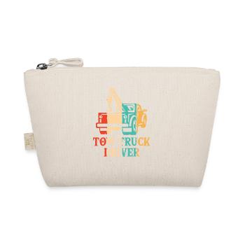 Retro Abschleppfahrzeug Abschlepper Fahrer - Bio-Täschchen - Natur - Vorne