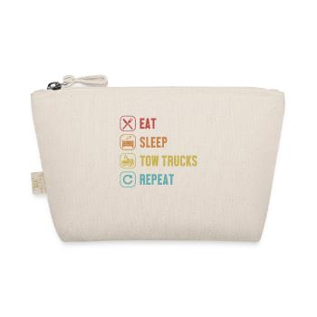 Eat Sleep Tow Trucks Repeat Abschleppdienst - Bio-Täschchen - Natur - Vorne