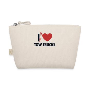 I love Tow Trucks Abschleppdienst Abschlepper - Bio-Täschchen - Natur - Vorne