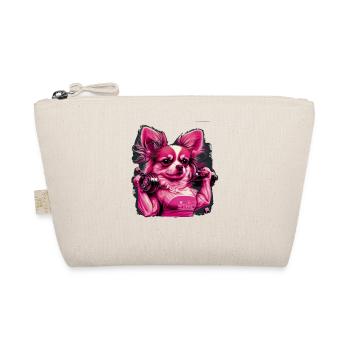 Chihuahua rose | Fille Fitness Salle de sport - Trousse biologique - nature - Devant
