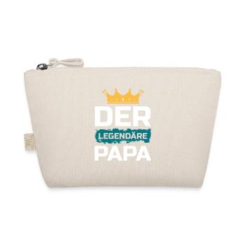 Der legendäre Papa - Bio-Täschchen - Natur - Vorne